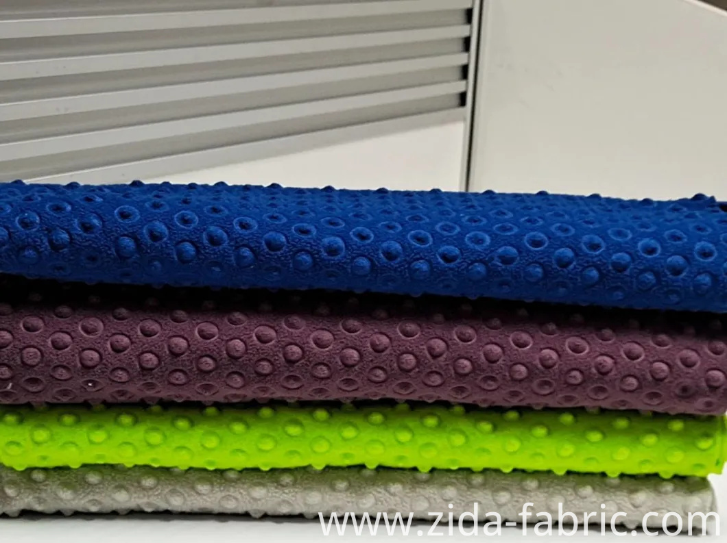 100% Polyester Polar Fleece with Embossed Fabric